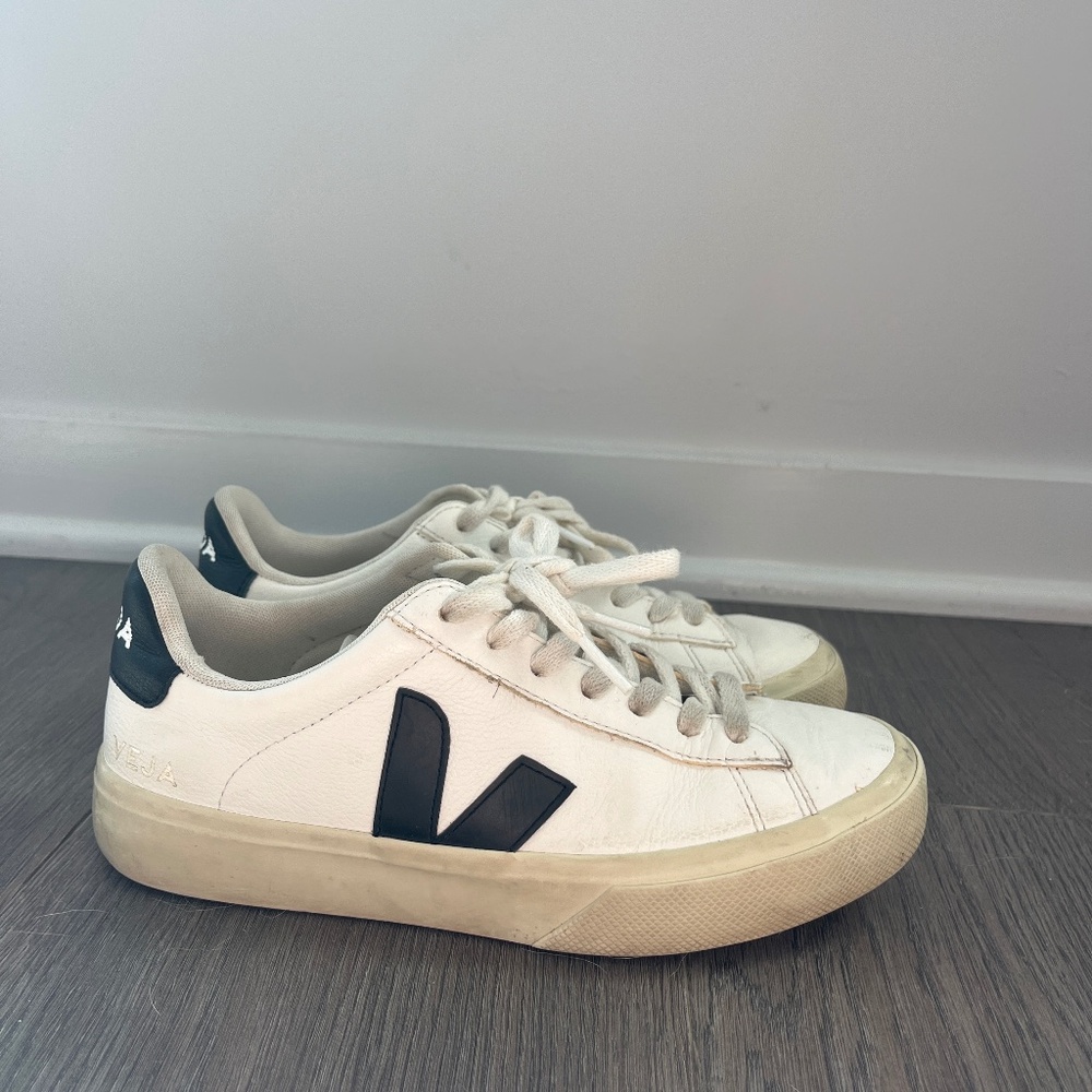 Vejas Campo women’s sneakers black and white - Picture 2 of 4